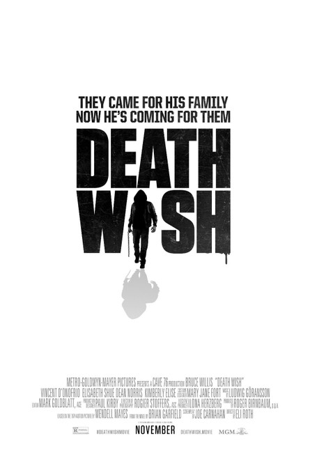 Death Wish (2018)_1 Movie Film Poster Canvas iconic design