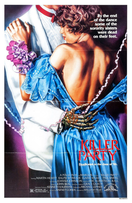 Killer Party (1986)_0 Poster Canvas Movie Film Print A0 A1 A2 A3 A4 A5 A6 Art Wa