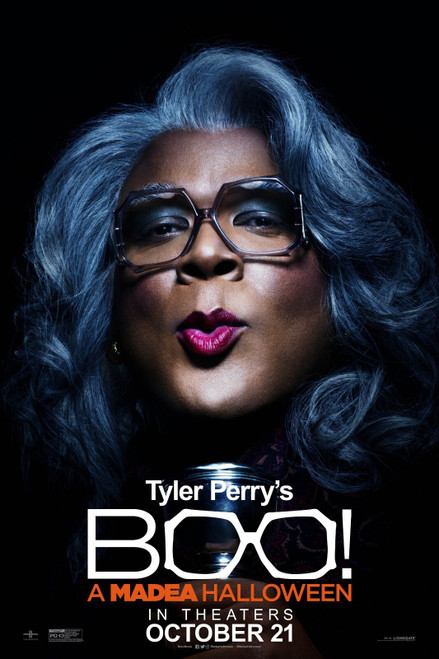 Boo! A Madea Halloween (2016)_8 Movie Film Poster Canvas iconic design
