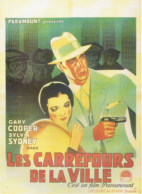 City Streets - 1931 Poster Canvas Movie Film Print A0 A1 A2 A3 A4 A5 A6 Art Wall