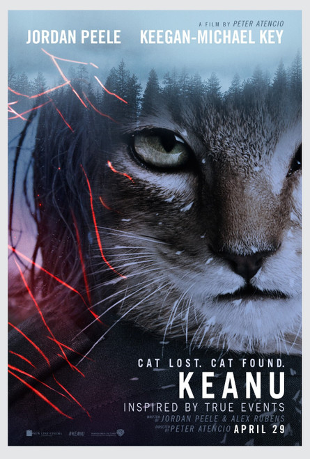 Keanu (2016)_3 Poster Canvas Movie Film Print A0 A1 A2 A3 A4 A5 A6 Art Wall Deco