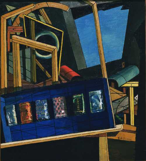 Giorgio de Chirico - The Faithful Servitor Poster Canvas Movie Film Print A0 A1 Giorgio de Chirico - The Faithful Servitor Poster Canvas Movie Film Print A0 A1