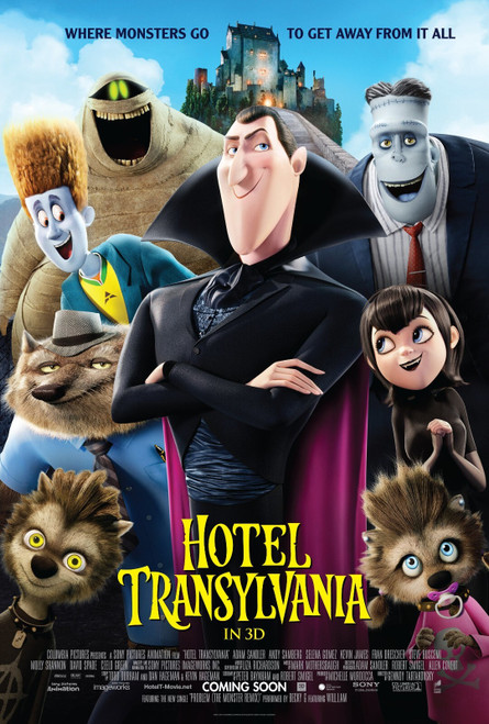 Hotel Transylvania (2012)_23 Movie Film Poster Canvas iconic design