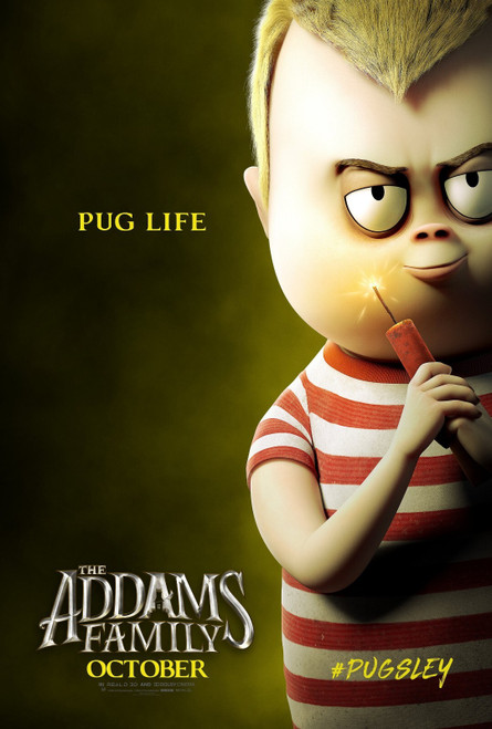 The Addams Family (2019)_4 Poster Canvas Movie Film Print A0 A1 A2 A3 A4 A5 A6 A