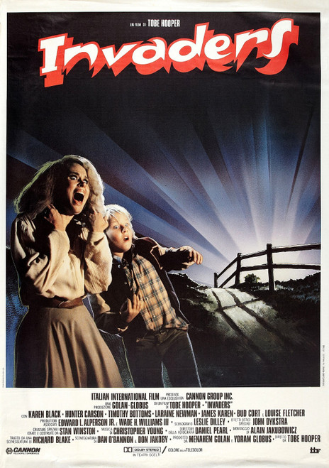 Invaders From Mars 1986 02 Poster Canvas Movie Film Print A0 A1 A2 A3 A4 A5 A6 A