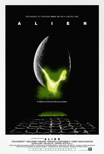Alien (1979)_2 Movie Film Poster Canvas iconic design
