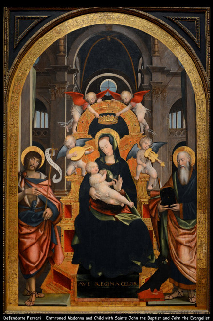 defendente-ferrari---enthroned-madonna-and-child-with-saints-john-the-baptist-an