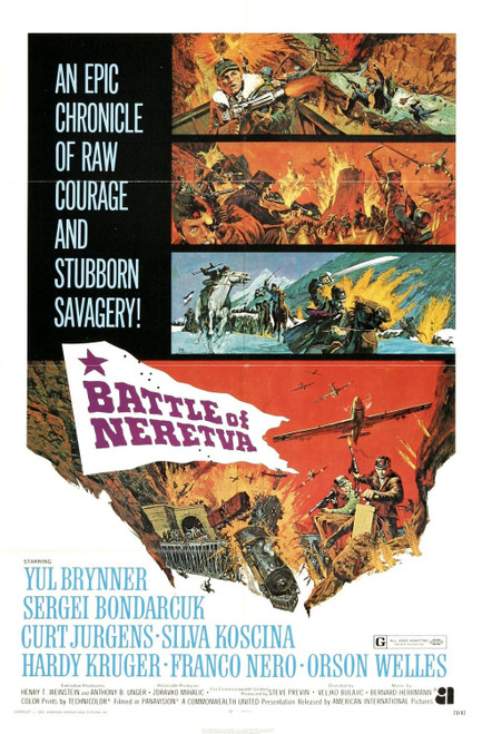 The Battle of Neretva (1971)_0 Poster Canvas Movie Film Print A0 A1 A2 A3 A4 A5