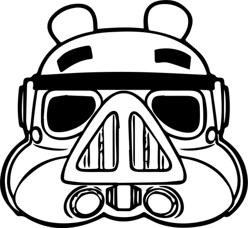 Stormtrooper 21 BW (2) Funny Poster Canvas Art Print A0 A1 A2 A3 A4 A5 A6 Art Wa