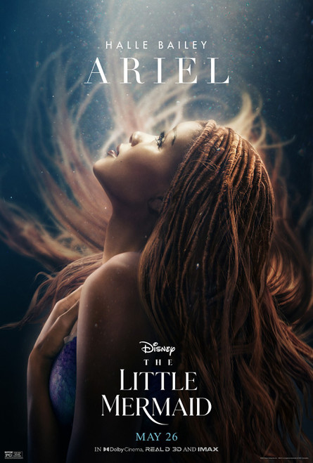 The Little Mermaid (2023)_9 Poster Canvas Movie Film Print A0 A1 A2 A3 A4 A5 A6