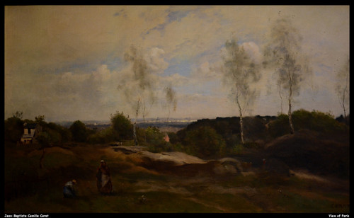 jean-baptiste-camille-corot--view-of-paris--jpb_15855228825_o(1) Poster Canvas M