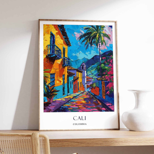 2_Cali Poster, Colombia Poster, Salsa Poster, Latin poster, Colombian poster, Ca