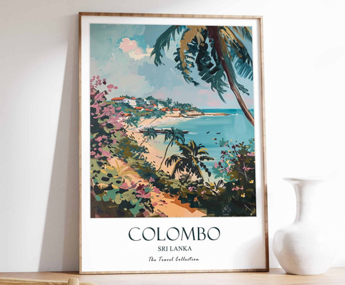 9_Colombo Print, Colombo Travel Poster, Middle East Travel Print, Islamic Decor,