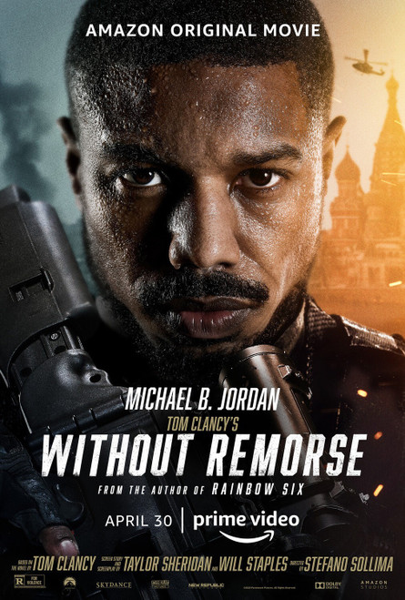 Without Remorse 1 Poster Canvas Movie Film Print A0 A1 A2 A3 A4 A5 A6 Art Wall D