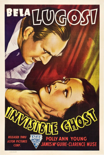 Invisible Ghost 03 Poster Canvas Movie Film Print A0 A1 A2 A3 A4 A5 A6 Art Wall