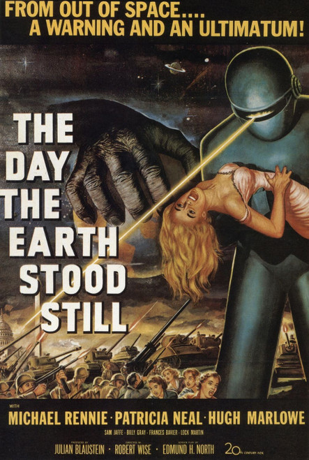 The Day the Earth Stood Still (1951)_3 Poster Canvas Movie Film Print A0 A1 A2 A