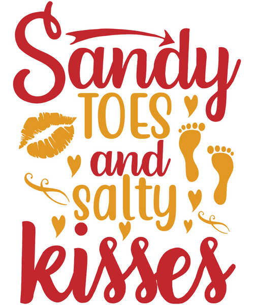 sandy toes and salty kisses-01 Poster Canvas Movie Film Print A0 A1 A2 A3 A4 A5