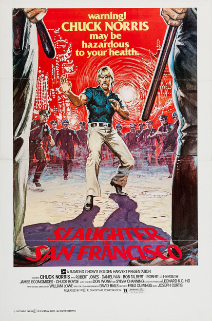 Slaughter in San Francisco (1981)_0 Poster Canvas Movie Film Print A0 A1 A2 A3 A