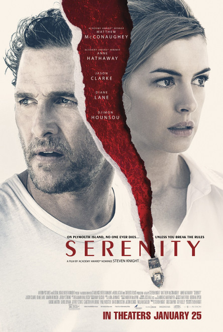 Serenity (2019)_1 Poster Canvas Movie Film Print A0 A1 A2 A3 A4 A5 A6 Art Wall D