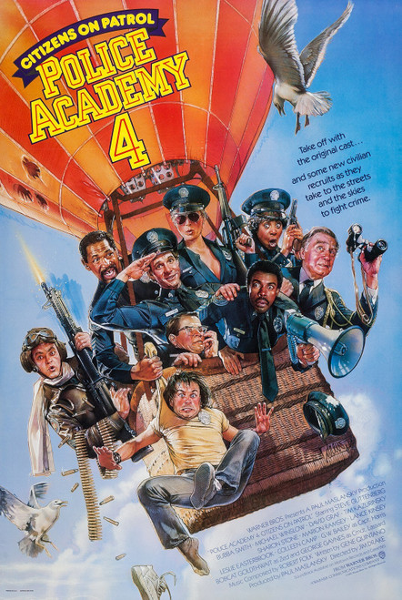 Police Academy 4_ Citizens on Patrol (1987)_0 Poster Canvas Movie Film Print A0
