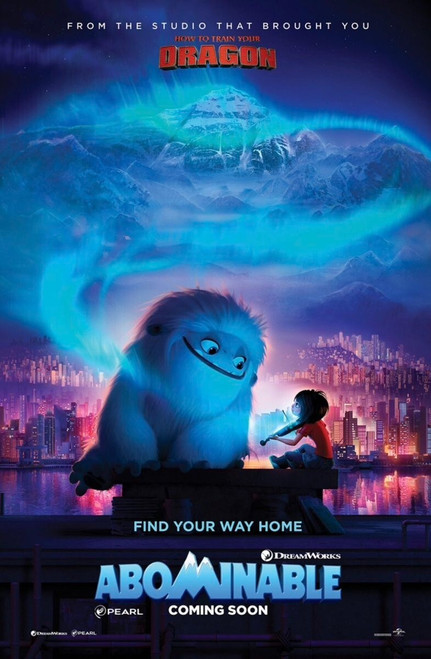 Abominable (2019)_7 Movie Film Poster Canvas iconic design