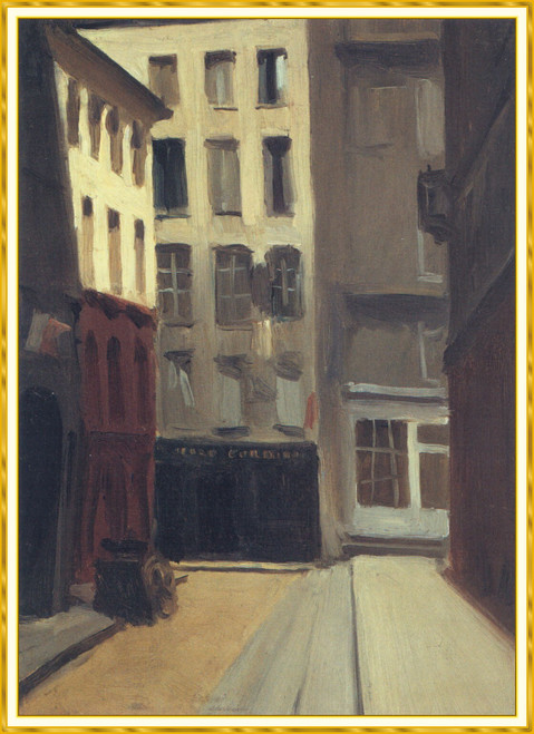 paris-street(1) Poster Canvas Movie Film Print A0 A1 A2 A3 A4 A5 A6 Art Wall Dec