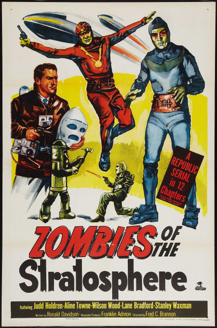 Zombies-of-the-Stratosphere Poster Canvas Movie Film Print A0 A1 A2 A3 A4 A5 A6