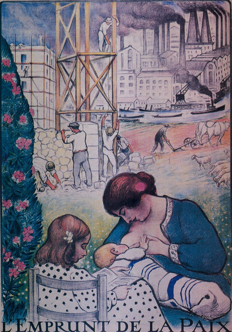 1920 Lebasque L'emprunt 1920, l'emprunt de la paix, Post Poster Canvas Movie F