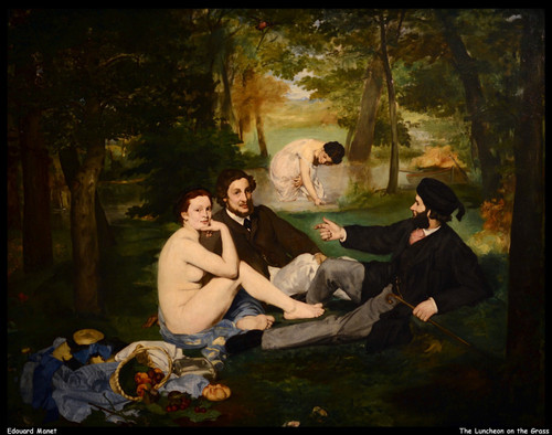 edouard-manet---the-luncheon-on-the-grass--jpb_45001370424_o(1) Poster Canvas Pr