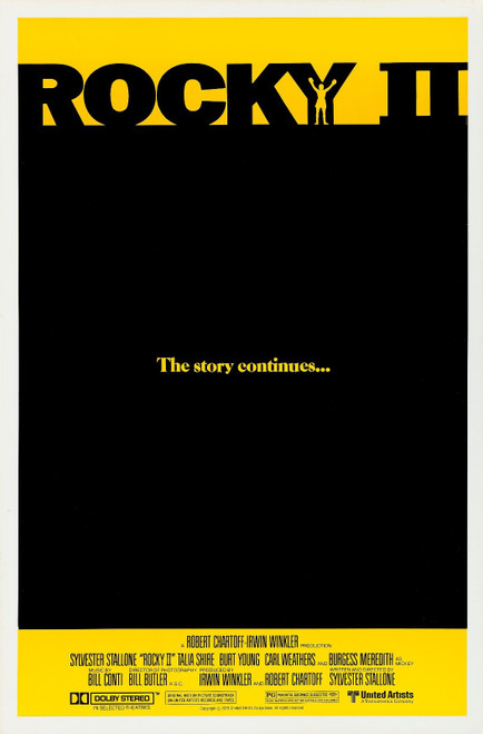 Rocky II (1979)_1 Poster Canvas Movie Film Print A0 A1 A2 A3 A4 A5 A6 Art Wall D