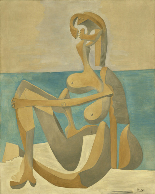 Pablo Picasso - Seated Bather Poster Canvas Movie Film Print A0 A1 A2 A3 A4 A5 A
