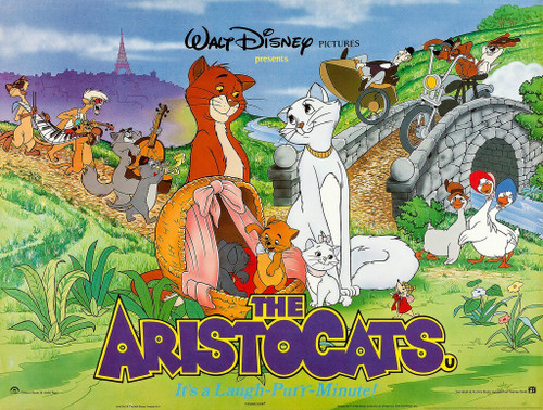 The Aristocats (1970)_3 Poster Canvas Movie Film Print A0 A1 A2 A3 A4 A5 A6 Art