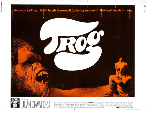 Trog 02 Poster Canvas Movie Film Print A0 A1 A2 A3 A4 A5 A6 Art Wall Decoration