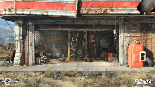 fallout4menu Poster Canvas Movie Film Print A0 A1 A2 A3 A4 A5 A6 Art Wall Decora