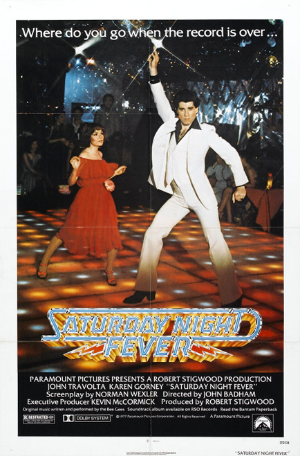 Saturday Night Fever (1977)_1 Poster Canvas Movie Film Print A0 A1 A2 A3 A4 A5 A