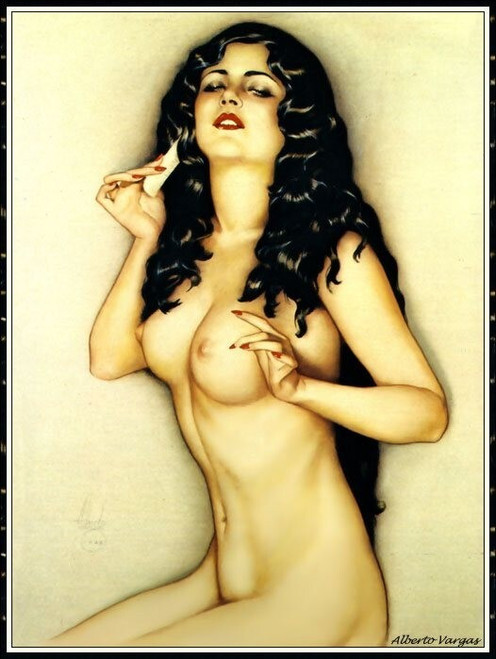 Alberto_Vargas_Pin-Up_Art_423 Art Gallery Poster Canvas Print Wall Decoration A0