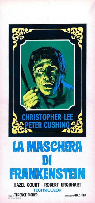 Curse Of Frankenstein 02 Poster Canvas Print Art Painting Decor Reprint wall A0