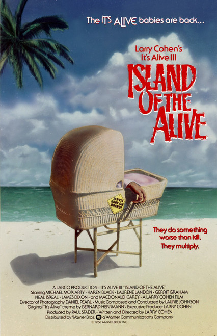 Its Alive 3 01 Poster Canvas Movie Film Print A0 A1 A2 A3 A4 A5 A6 Art Wall Deco