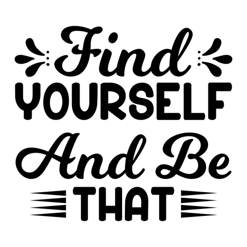 Find Yourself and Be That-01 (7) Poster Canvas Movie Film Print A0 A1 A2 A3 A4 A