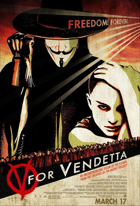 V for Vendetta (2006)_3 Poster Canvas Movie Film Print A0 A1 A2 A3 A4 A5 A6 Art