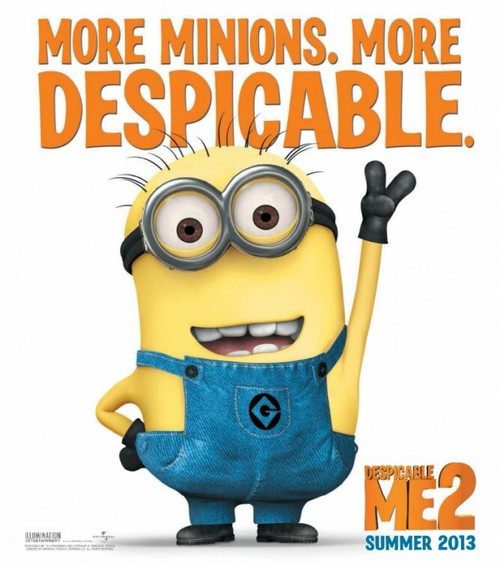 Despicable Me 2 (2013)_1 Movie Film Poster Canvas iconic design