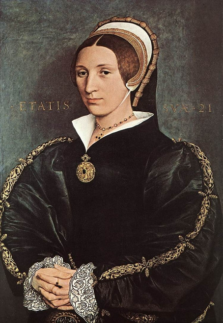 Holbien_the_Younger_Portrait_of_Catherine_Howard Poster Canvas Movie Film Print