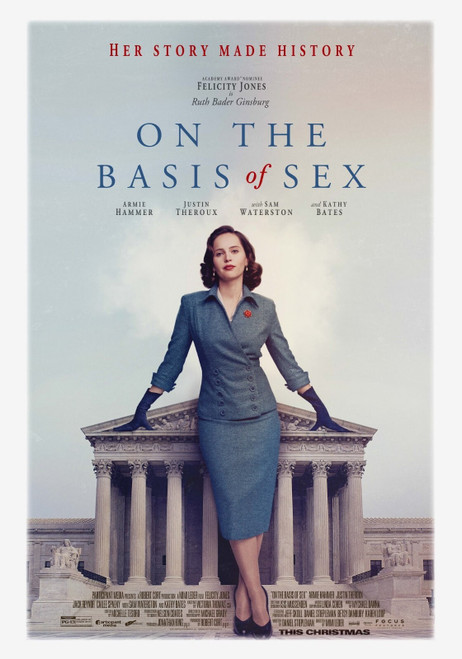 On the Basis of Sex (2018)_1 Poster Canvas Movie Film Print A0 A1 A2 A3 A4 A5 A6