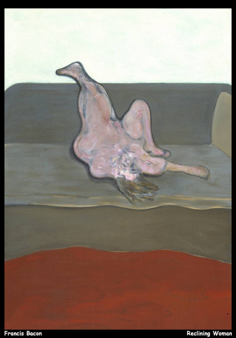 francis-bacon--reclining-woman_11200866244_o(1) Poster Canvas Movie Film Print A