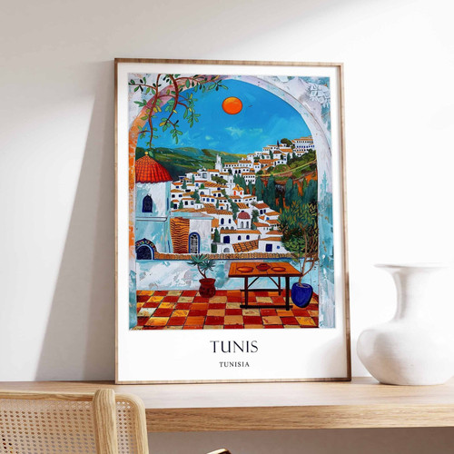 10_Tunis Poster, Islamic Decor, Islamic Art, Middle Eastern Art, Tunis Gift, Tun