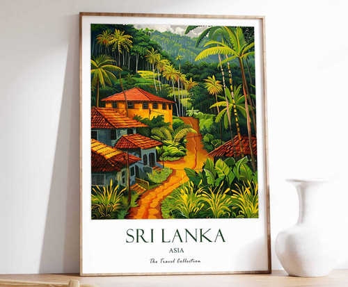 3_Sri Lanka Print, Sri Lanka Travel Poster, Middle East Travel Print, Islamic De
