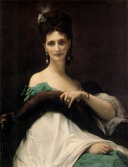 Cabanel_La_Comtesse_de_Keller Poster Canvas Movie Film Print A0 A1 A2 A3 A4 A5 A