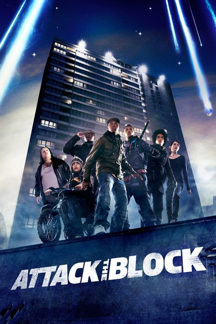 ATTACK THE BLOCK (2011) 6 Poster Canvas Movie Film Print A0 A1 A2 A3 A4 A5 A6 Ar