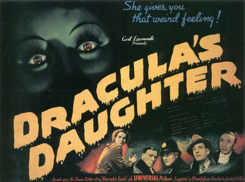 Dracula_s Daughter (1936)_2 Movie Film Poster Canvas iconic design
