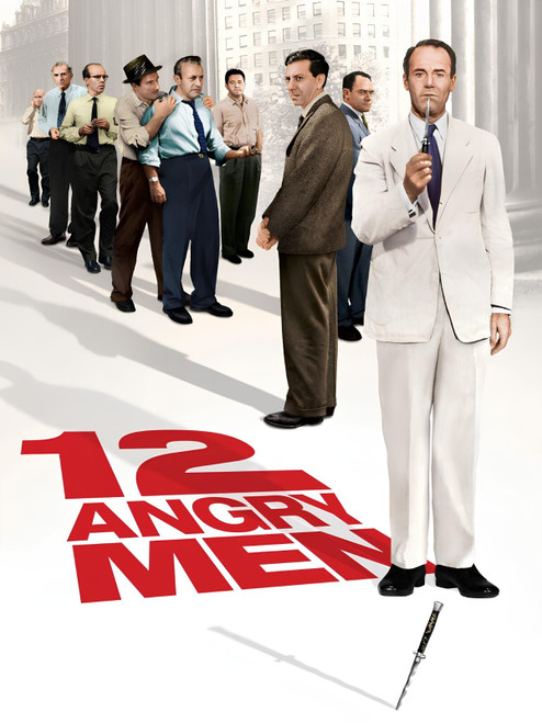 12 Angry Men 2- upscaled Poster Canvas Movie Film Print A0 A1 A2 A3 A4 A5 A6 Art